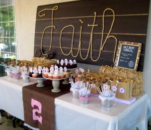 cowgirl dessert buffet