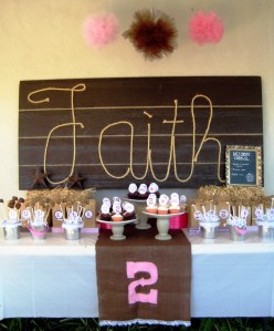 cowgirl dessert buffet