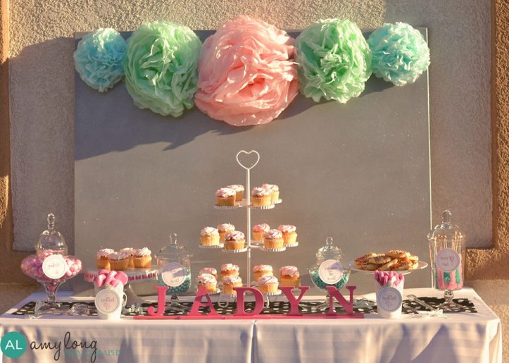 Parisian tea party desserts