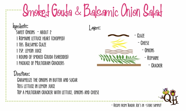 Smoked Gouda & Balsamic Onion Salad
