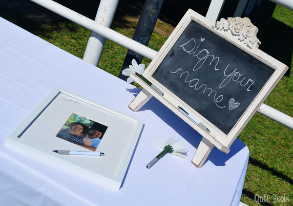 guest book matte