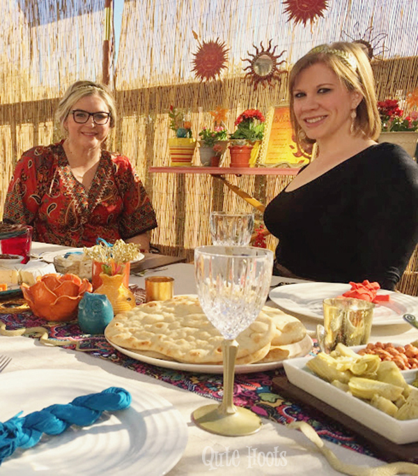 DIY low table seating by Qute Hoots