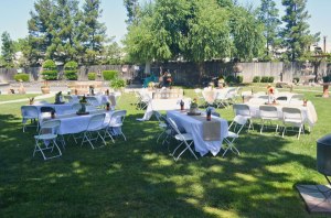 tribal woodland baby shower table decor